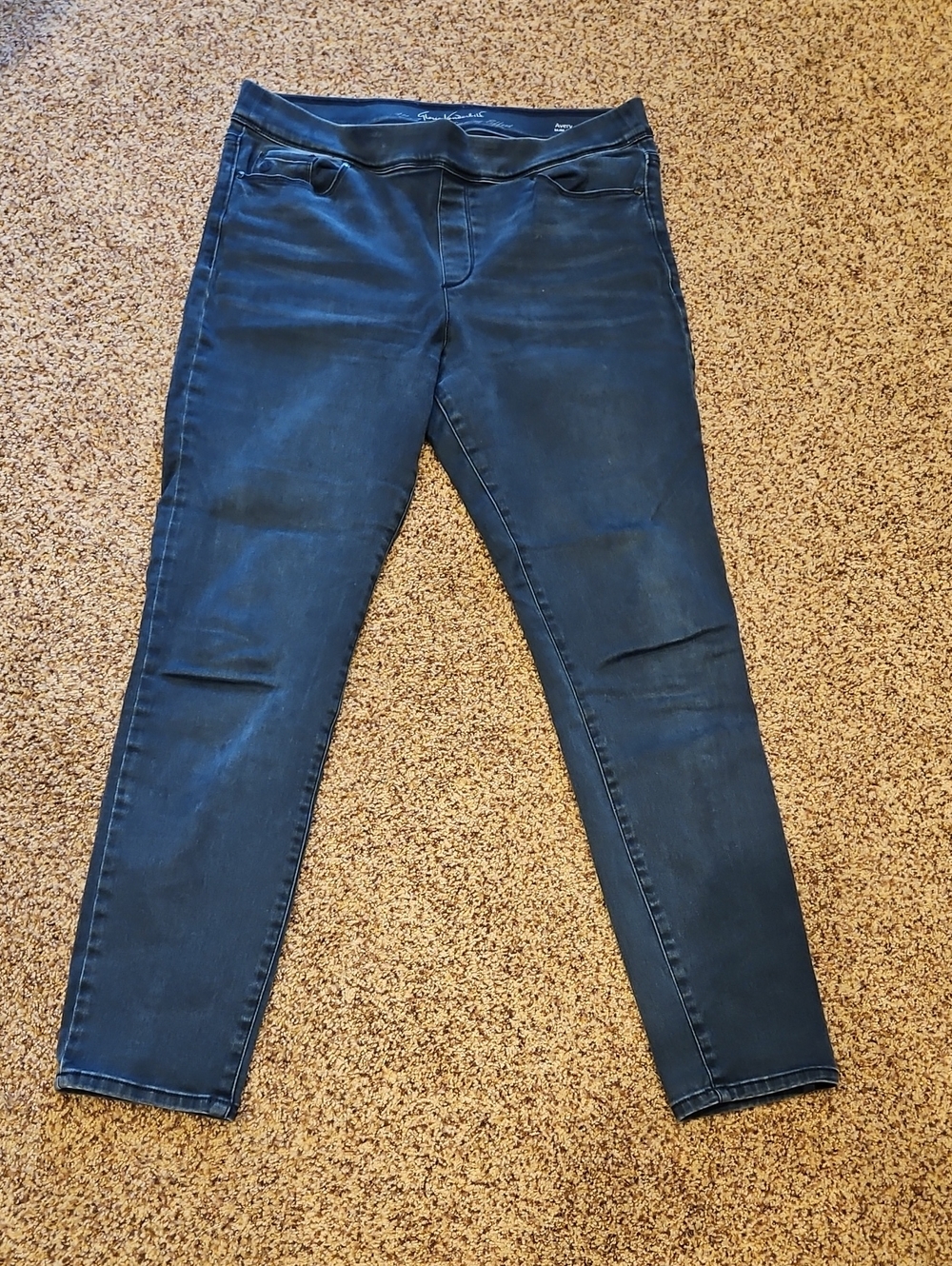 Gloria Vanderbilt Navy Pull-On Stretch Jeggings